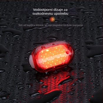 Hissuke USB punjivi vanjski LED set svjetala za bicikl — prednje i stražnje svjetlo za planinski bicikl