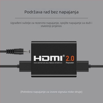 HDMI 2.0 Extender i Repeater, 4K60Hz, HDMI produženje, ženski-ženski spoj, model AYM-22V14
