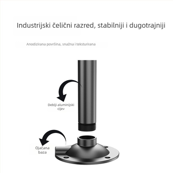 Držač projektora za zid i strop, aluminijska legura, izvučni rotirajući pan-tilt, kompatibilan s XGIMI i JMGO
