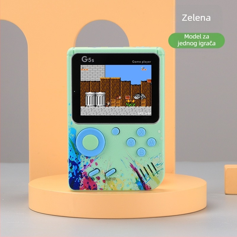 Retro prijenosna konzola za igre - 500 u 1, TV izlaz, 8-bitni OS, USB sučelje, podrška za dva igrača