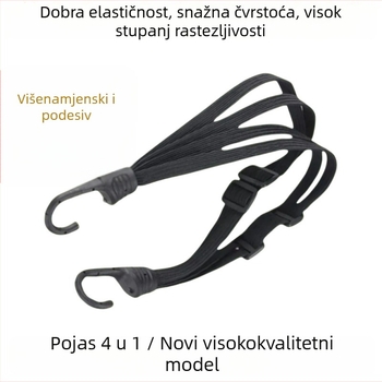 Elastični pojas za motocikle, električna vozila i prtljagu (Tip: Elastična traka; Materijal: Drugo; Primjena: vanjske aktivnosti)