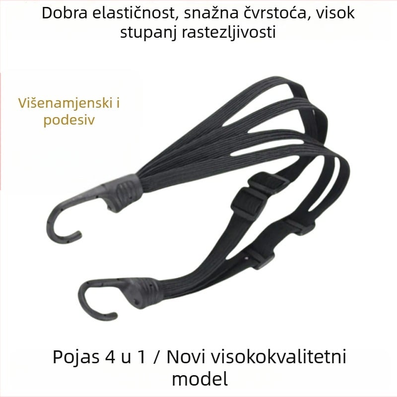 Elastični pojas za motocikle, električna vozila i prtljagu (Tip: Elastična traka; Materijal: Drugo; Primjena: vanjske aktivnosti)