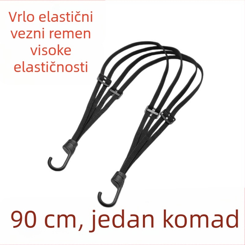 Elastični pojas za motocikle, električna vozila i prtljagu (Tip: Elastična traka; Materijal: Drugo; Primjena: vanjske aktivnosti)
