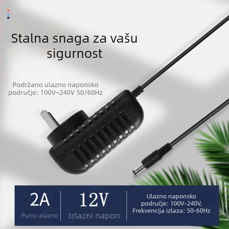 Napajanje 12V2A s više izlaza: 5V2A, 6V1A, 9V2A, 12V1A za mini perilicu i LED trakicu za nadzor