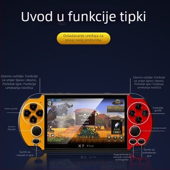 Joystick igraća konzola s RPG igrama, 8 GB memorije, Juli OS, nostalgični dizajn, za jednog igrača