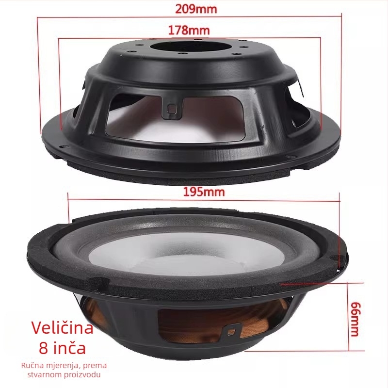 Pasivni zvučnički sklop s pomoćnim radijatorom za jačanje basova — Byec, model Other, šifra proizvoda Speaker auxiliary radiator passive audio