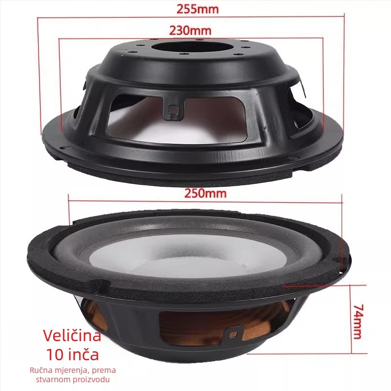 Pasivni zvučnički sklop s pomoćnim radijatorom za jačanje basova — Byec, model Other, šifra proizvoda Speaker auxiliary radiator passive audio