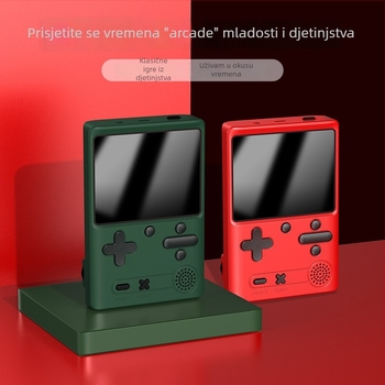 MT M6 retro prijenosna igrana konzola, 500-in-1 / 400-in-1, dvostruki igrač, 8-bitni operativni sustav, 1GB RAM