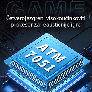 X80 ručna retro igraća konzola s RPG podrškom, originalni softver, 16 GB memorije, USB sučelje, 3,5 mm audio/video priključak