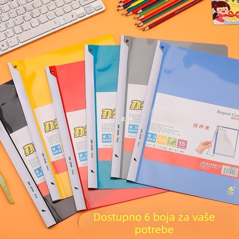 Dokument mapa s jednim klipom, PP materijal, format A1