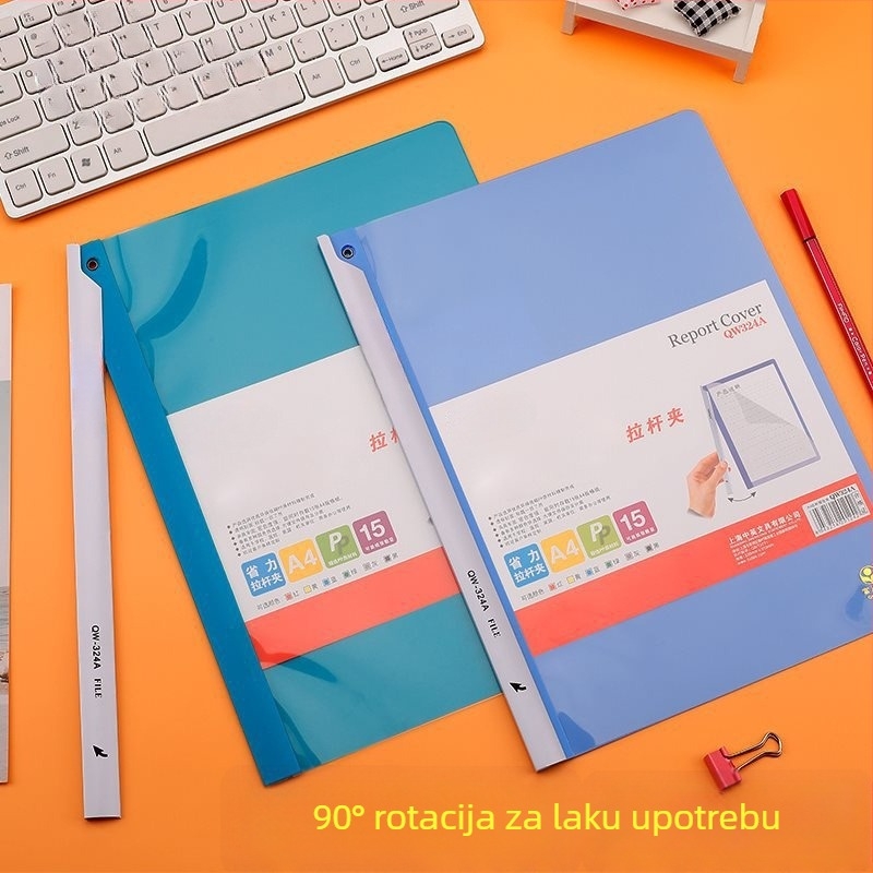 Dokument mapa s jednim klipom, PP materijal, format A1
