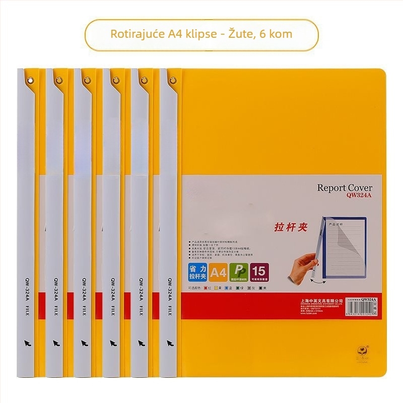 Dokument mapa s jednim klipom, PP materijal, format A1