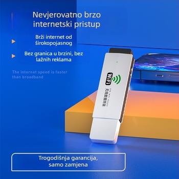 Treasure skill Uf-009 USB Wi‑Fi adapter – Plug-and-Play prijenosni hotspot, 2,4 GHz, podrška aplikaciji