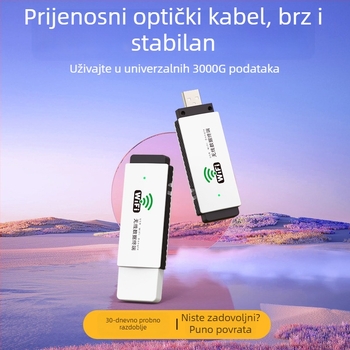 Treasure skill Uf-009 USB Wi‑Fi adapter – Plug-and-Play prijenosni hotspot, 2,4 GHz, podrška aplikaciji