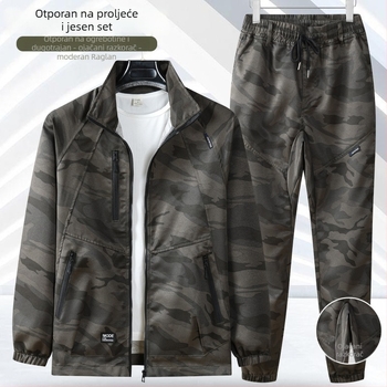 Radni set za proljeće/jesen – prozračni poliester-pamuk twill, 85% poliester, pogodan za tvornicu