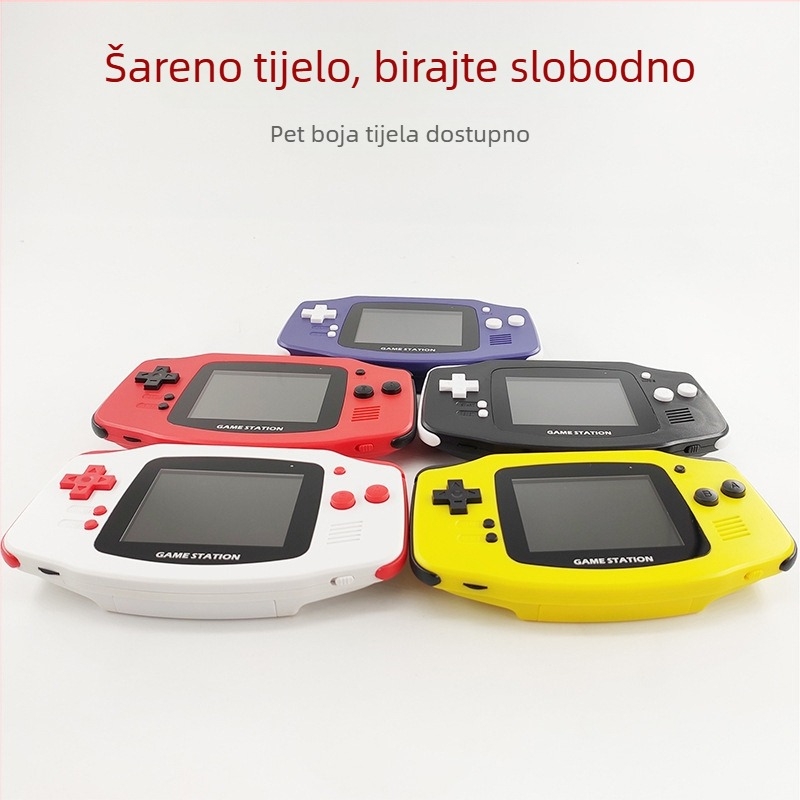 GB-60A ručna igraća konzola s četiri emulatora, preuzimanje s TF kartice i 50 klasičnih igara ugrađeno — 32-bitni operativni sustav, 2 GB memorije, USB sučelje, AV izlaz, žično povezivanje