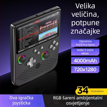 Prijenosna joystick igraća konzola - Linux operativni sustav, Type-C sučelje, bežična povezanost, MP4 player, nostalgični stil