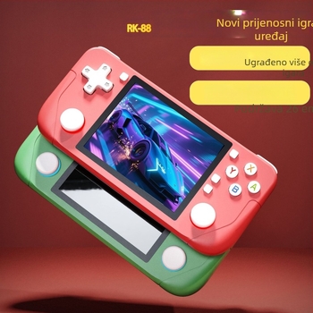 RK-88 Prijenosna igraća konzola – 64GB, Linux, 3D joystick, HDMI izlaz, arcade dvoboj za dva igrača