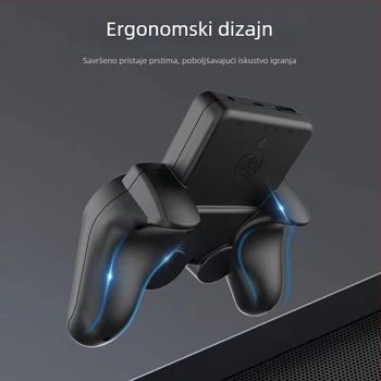 Ručna retro arkadna konzola s 520 ugrađenih igara, dvostruki način igranja, 8-bitni OS, nostalgičan stil