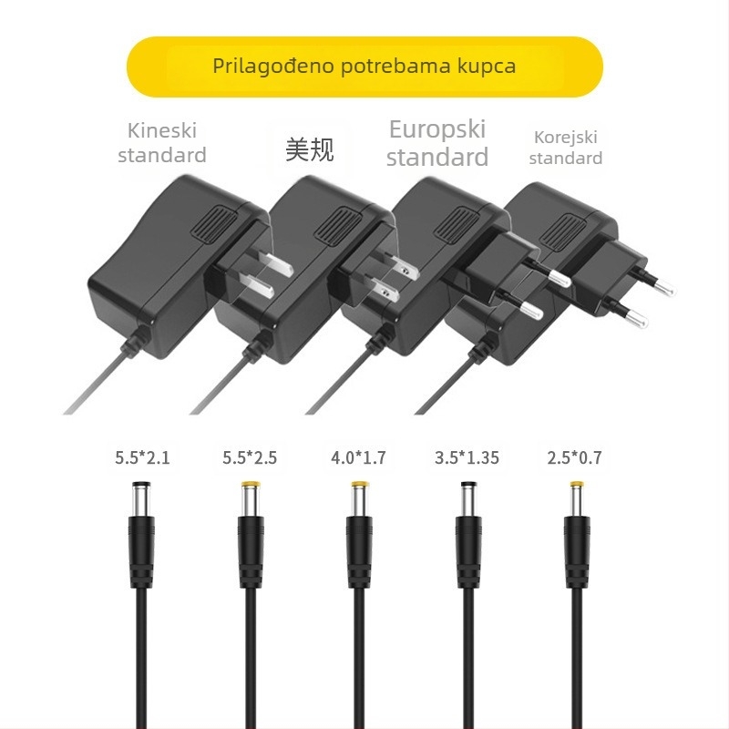 Keyu long višenamjenski DC napajanje – 12.6V1A, 4.2V2A, 8.4V1A i 8.4V1.5A; ulaz 100–240V; izravno punjenje; OEM dostupan; za digitalni okvir za fotografije