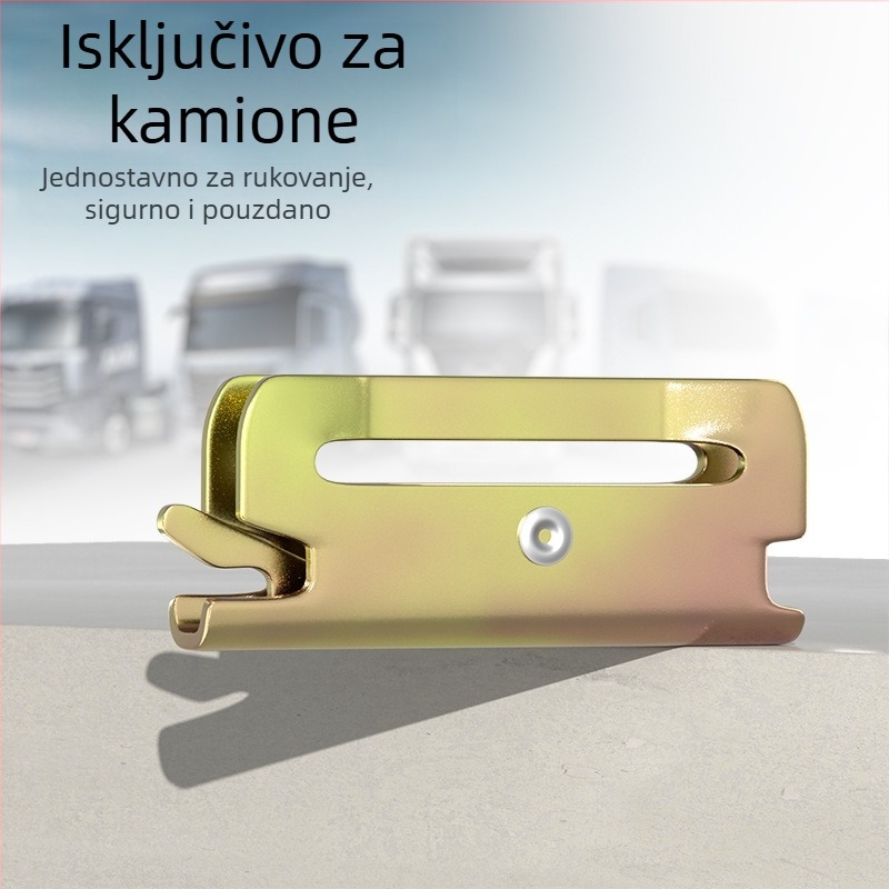 Težak napinjač za vezivanje kamiona s E-oblikom kopče, držač kontejnera, pojas za osiguranje tereta, teški napinjač