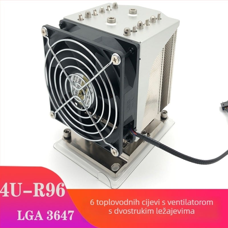 Money 4U-R96 CPU hladnjak s 3 toplinskim cijevima, bakar-aluminijsko spajanje, uljni ležaj, 2800 rpm