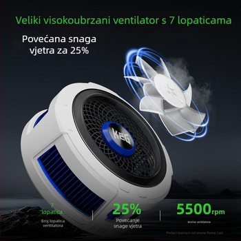 Hlađenje za telefon B2, 20W, magnetska stražnja kopča, Type-C, aluminijska legura + ABS