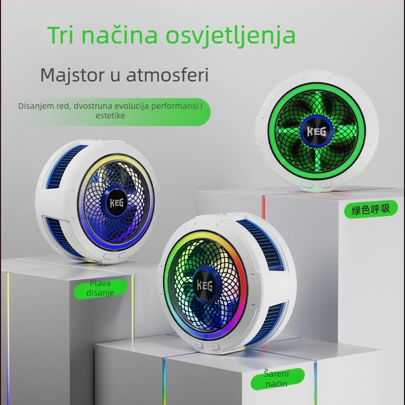 Hlađenje za telefon B2, 20W, magnetska stražnja kopča, Type-C, aluminijska legura + ABS