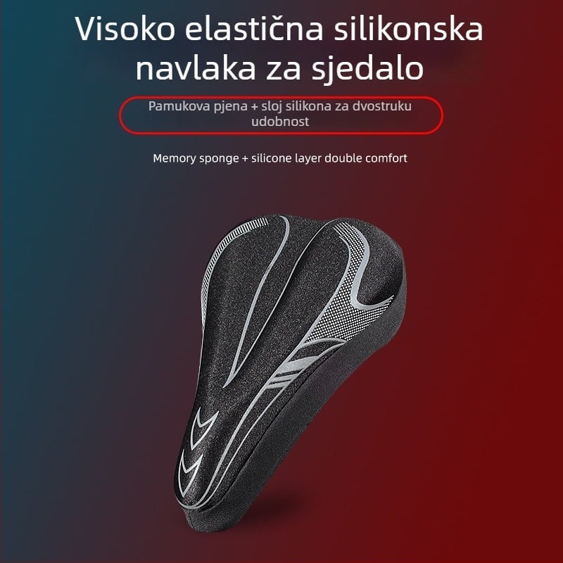 Sjedalo za bicikl, silikon, model AZT-07, marka Tianqi, univerzalni planinski bicikl