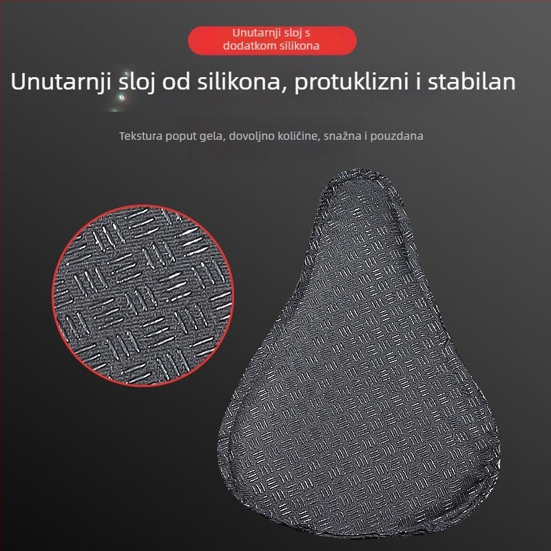 Sjedalo za bicikl, silikon, model AZT-07, marka Tianqi, univerzalni planinski bicikl