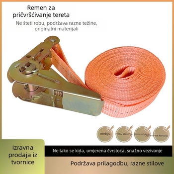 Remen za pričvršćivanje tereta s ratchet kopčom, marka Bundle, za prijevoz roba