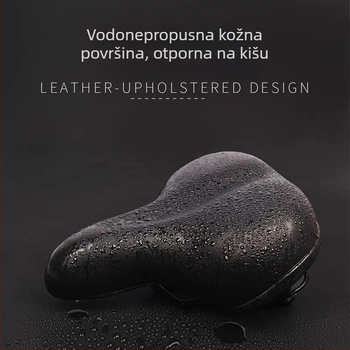 Sjedalo za bicikl s kožnim i pjenastim materijalom za obične bicikle
