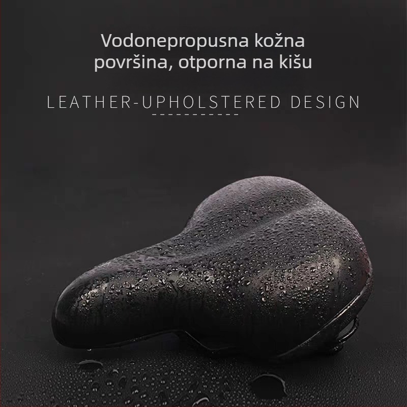 Sjedalo za bicikl s kožnim i pjenastim materijalom za obične bicikle