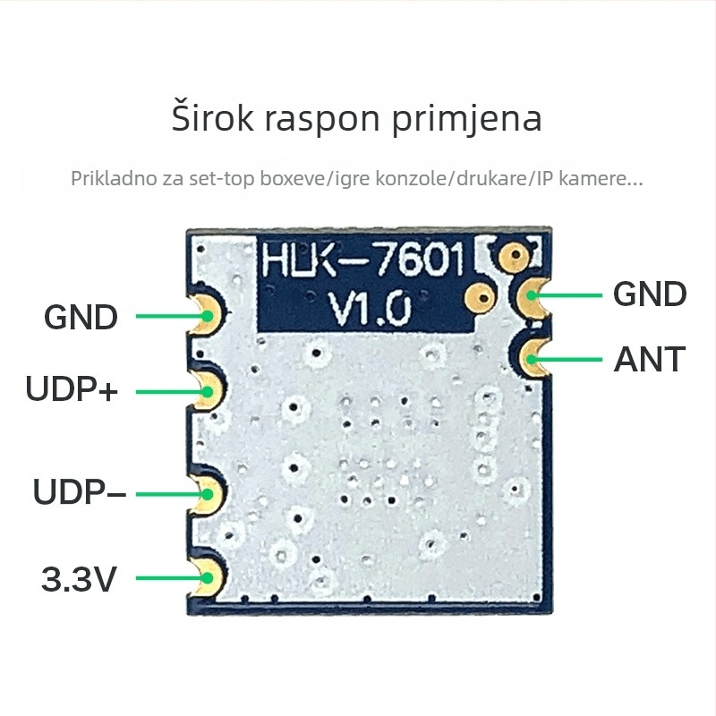 USB WiFi modul MT7601 – Bežična mrežna kartica; USB sučelje; Primjena: auto DVR, set-top kutija, prijenosno računalo, reklamni stroj; Marka Xinkaida