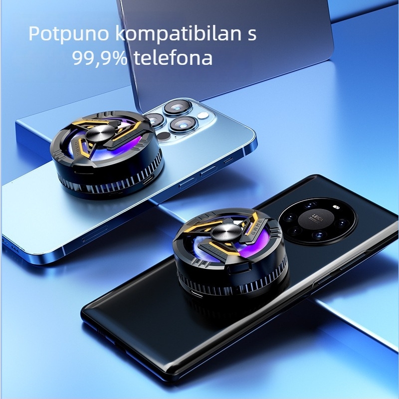 GT28 prijenosni hladnjak za mobitel — Type-C sučelje, ABS+metal, 70 g, hlađenje, kompatibilno s iPhone i Android