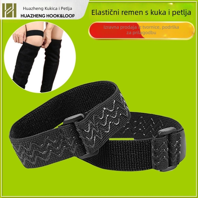 Elastična traka s gumom i najlonom • Smjesa poliester + najlon + guma • Marka Huazheng • Za kaiševe, medicinske potrepštine, manžeta za mjerenje tlaka, zaštita struka
