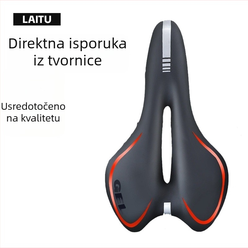 Sjedalo za bicikl - Laitu 066, PU i visokoelastična pamuka, sportski stil