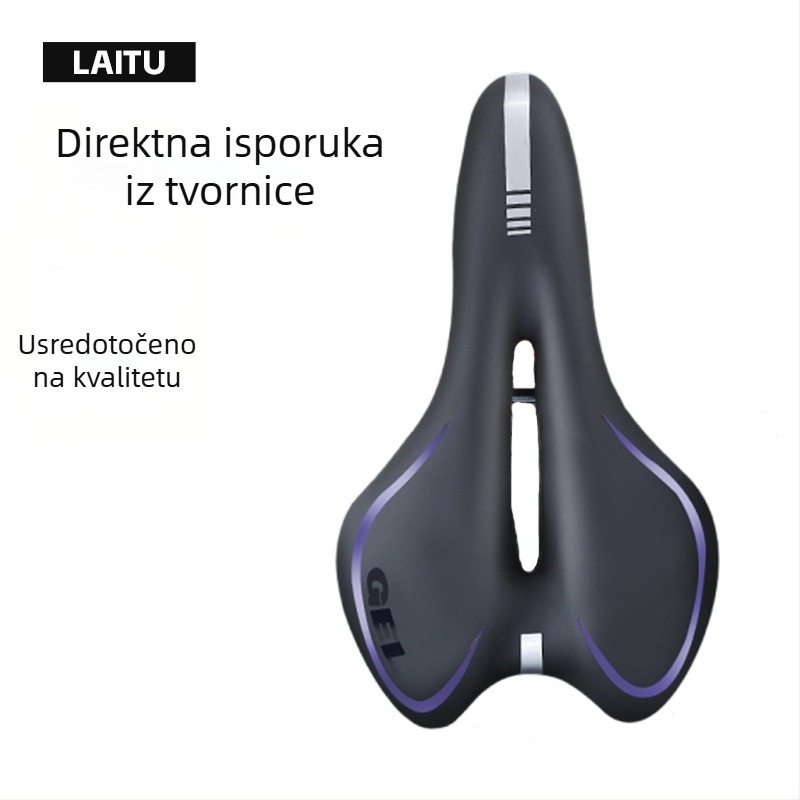 Sjedalo za bicikl - Laitu 066, PU i visokoelastična pamuka, sportski stil