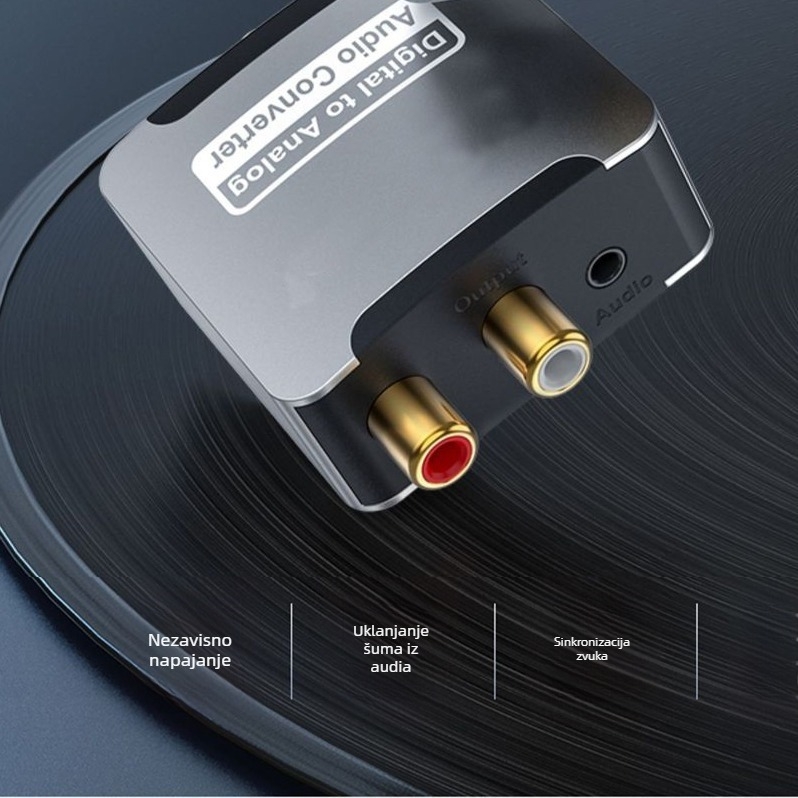 Cys SPDIF digitalno-analogni audio pretvarač za TV, izlaz 3.5 mm
