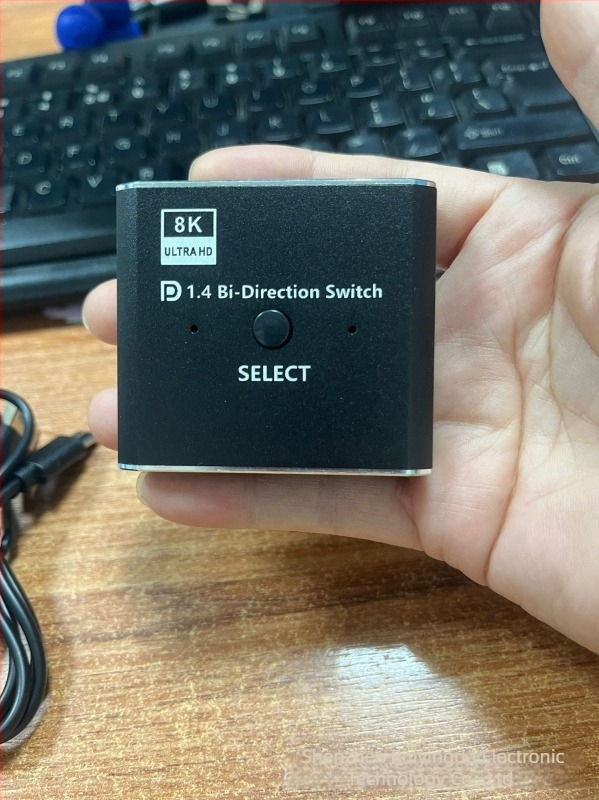 DisplayPort 1.4 dvostrani prekidač s IR daljinskim upravljačem (DP1.4, 8K, dvostrani, IR daljinsko upravljanje, 1080p)
