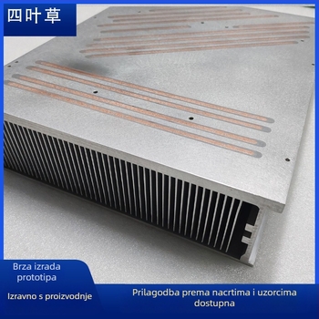 Mg hladnjak s četverozubnim toplinskim cijevima, bakar, 4 cijevi, model Shovel tooth radiator