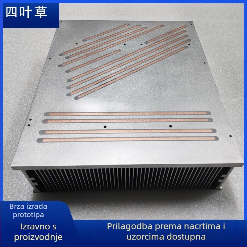 Mg hladnjak s četverozubnim toplinskim cijevima, bakar, 4 cijevi, model Shovel tooth radiator