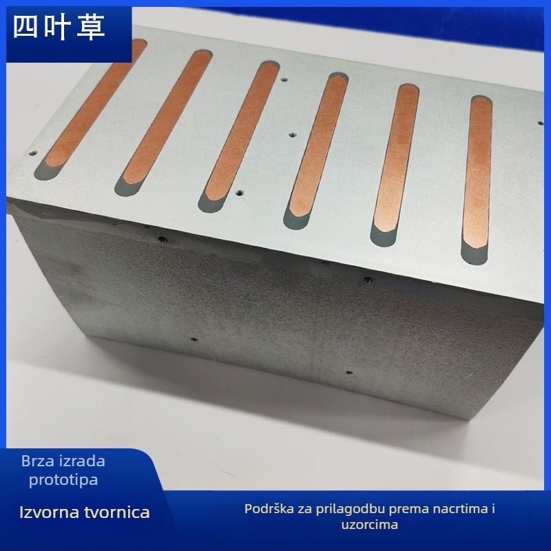Mg hladnjak s četverozubnim toplinskim cijevima, bakar, 4 cijevi, model Shovel tooth radiator