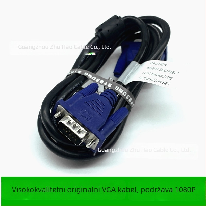VgaLine VGA kabel, 1,5 m, bakreni vodič, VGA sučelje, pogodan za PC