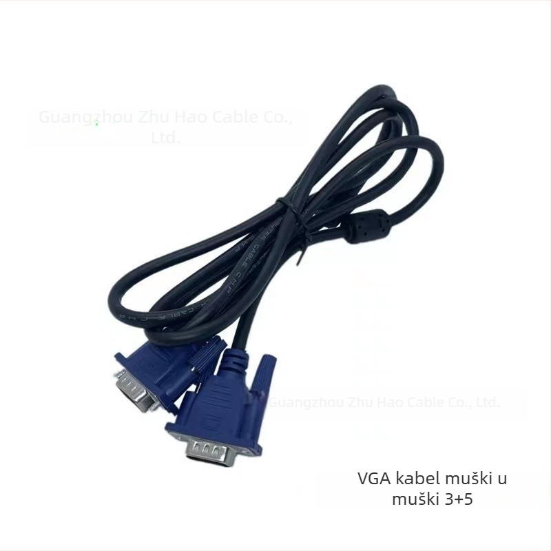 VgaLine VGA kabel, 1,5 m, bakreni vodič, VGA sučelje, pogodan za PC