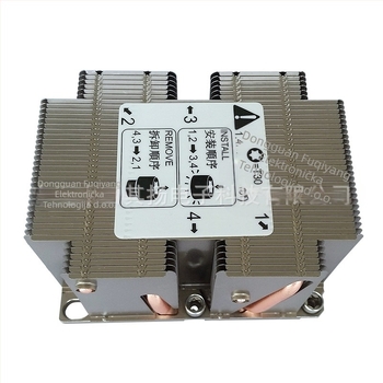 CooNong CPU hladnjak za LGA 3647 Narrow, Q10-01 – bakar-aluminijska legura, zračno hlađenje, tih, bez toplinskih cijevi, 10 godina vijeka trajanja