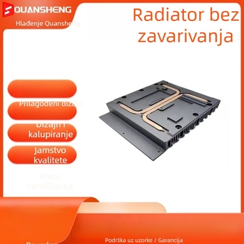 Radiator za vodeno hlađenje - bakar-aluminijska legura, hlađenje toplinskim cijevima, 4800 rpm, zvuk 26 dB