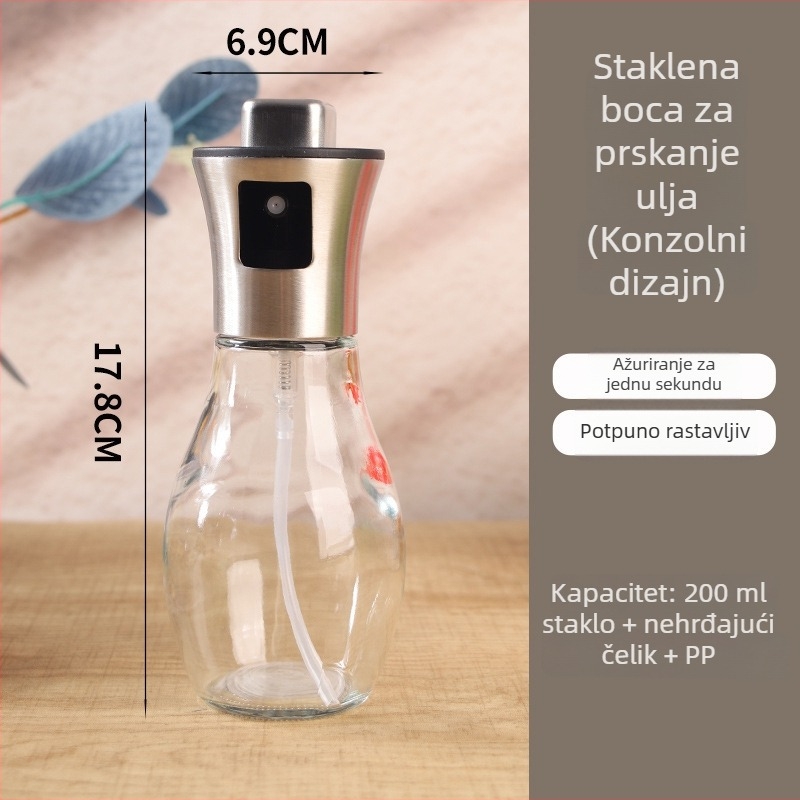 Bočica za prskanje ulja, Kuoda 012, staklena, prskanje ulja, moderni minimalistički stil