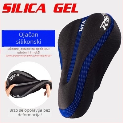 Navlaka za sjedalo bicikla, silikon/lycra, model ZT-001, za običan bicikl