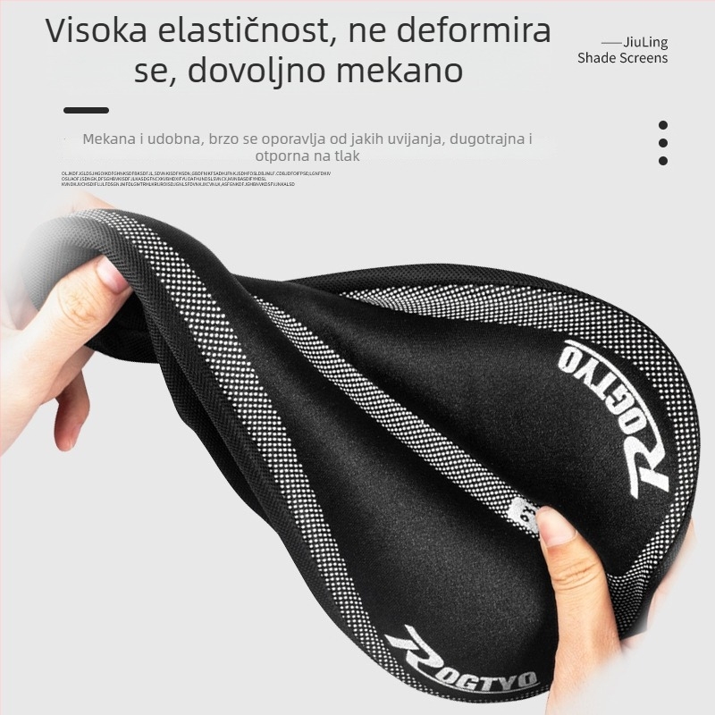 Navlaka za sjedalo bicikla, silikon/lycra, model ZT-001, za običan bicikl